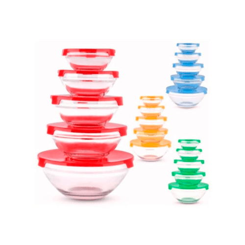 Set de 5 Bowls Organizador de Vidrio