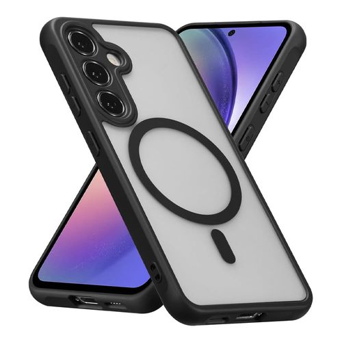 Case para Samsung S24 plus, amortiguador de choques, magnético negro