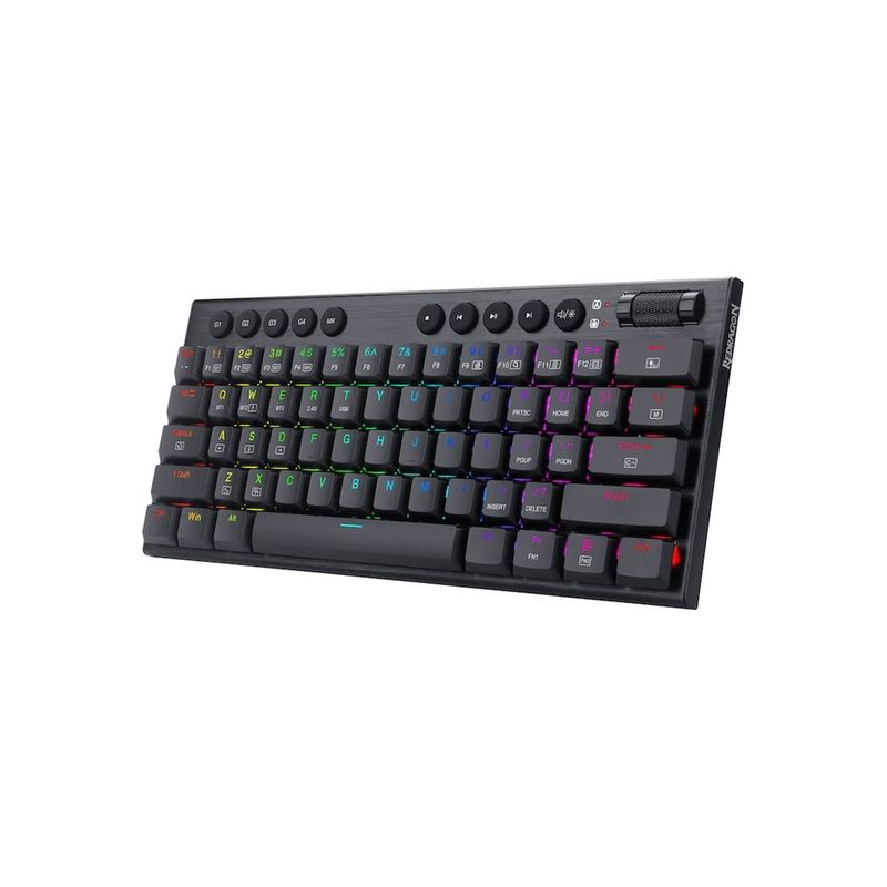 Teclado-Gamer-Redragon-Horus-Mini-60--Cableado-English-K632-Rgb-Black-Red-Switch