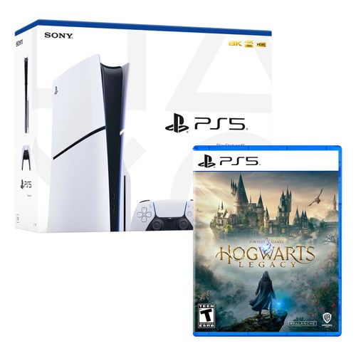 Consola Playstation 5 Slim Con Lector De Discos + Hogwarts Legacy