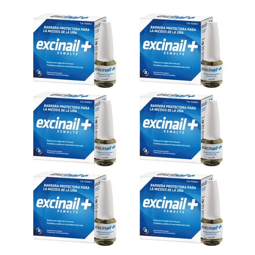 Pack x6 EXCINAIL+ Esmalte X 3,5mL