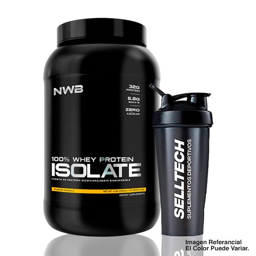 PROTEÍNA NWB ISOLATE 3LB VAINILLA + SHAKER