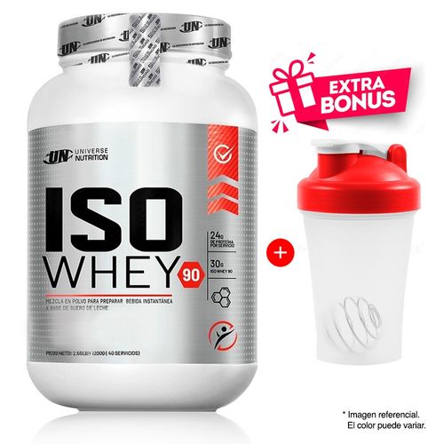 Proteína Universe Nutrition Iso Whey 90 1.1kg Vainilla + Shaker