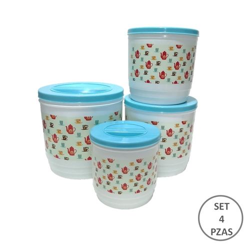 Set De Tapers Organizadores De Cocina X 4 Pzas Basa