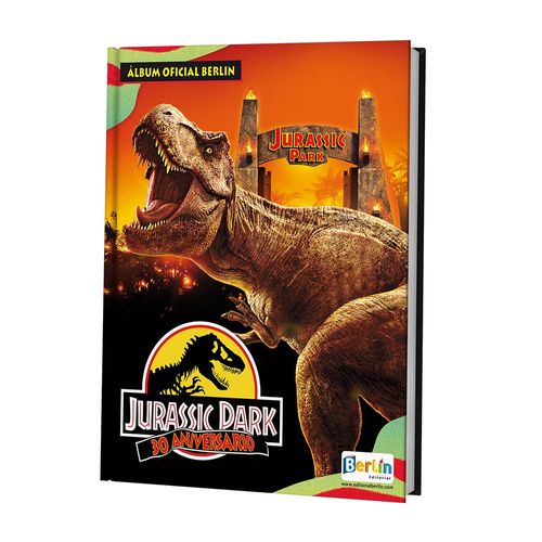 Álbum Jurassic Park 30 años Editorial Berlin Tapa Dura