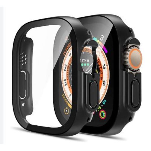 Case + Vidrio negro para Apple Watch de 49mm