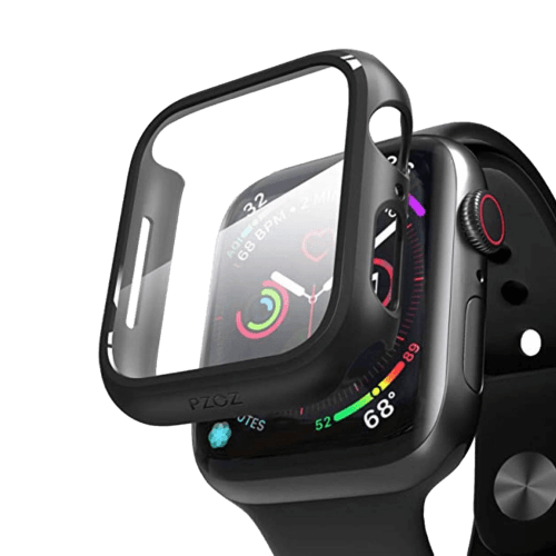 Case, funda, protector para Apple Watch y Smartwatch de 45mm -  Negro