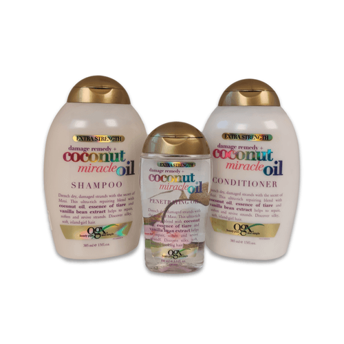 Coconut Miracle Oil Shampoo + Acondicionador + Aceite