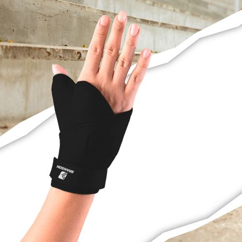 Inmovilizador de pulgar Branson negro Talla S