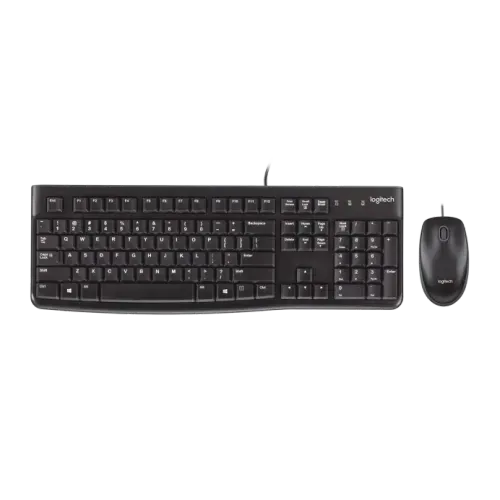 KIT LOGITECH 2 EN 1 TECLADO Y MOUSE USB MK120 DESKTOP