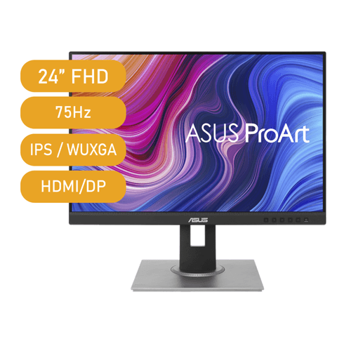 MONITOR ASUS PROART 24.1" IPS WUXGA(1920x1200) DISPLAY/WUXGA 1080P/SRGB/DP/HDMI/D-SUB