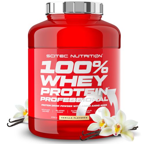 PROTEÍNA 100% WHEY PROFESSIONAL 5.1LB VAINILLA - SCITEC