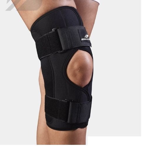 Rodillera articulada con bisagra Branson negro Talla L