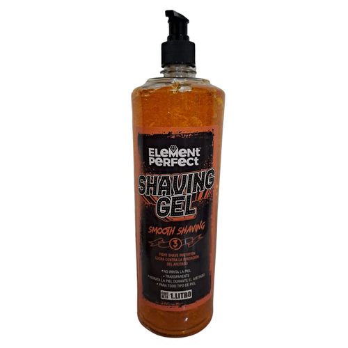 Shaving Gel Element Perfect Gel Para Afeitar 1 litro Naranja