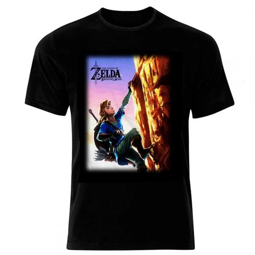 T-SHIRT ZELDA - BREATH OF THE WILD LINK CLIMBING (MEDIUM)