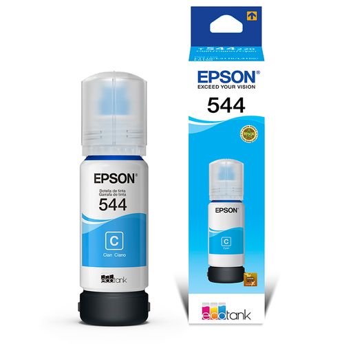 Tinta Epson 544 Cyan Botella T544