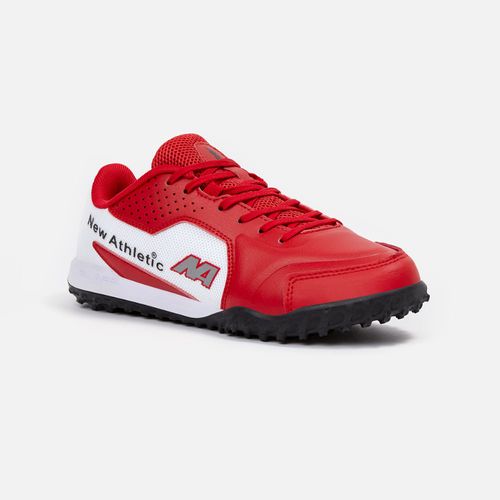 ZAPATILLAS NEW ATHLETIC FOOTBALL SLABS54 ROJO CON BLANCO JUVENIL