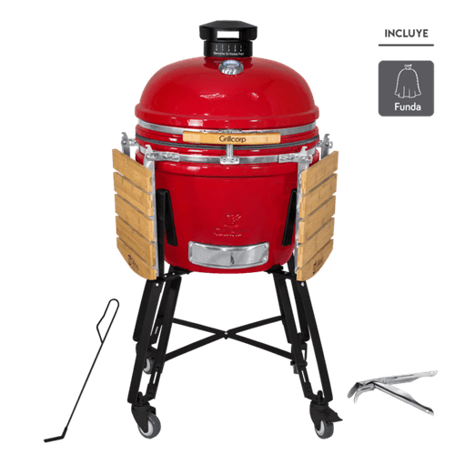 Kamado Classic Pro 22"  Rojo Brillante