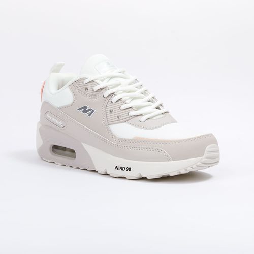 ZAPATILLAS NEW ATHLETIC LIFESTYLE WINDN62 BEIGE CON BLANCO PARA MUJER