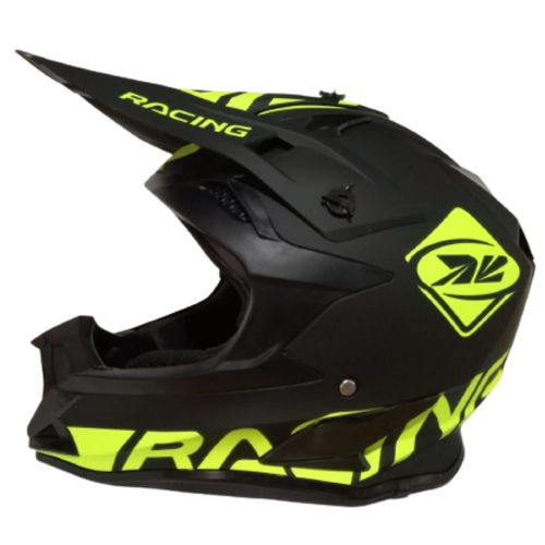 Casco motocross Zafiro Certificado en verde