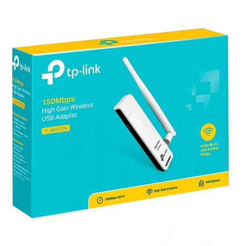 Adaptador Usb TP-link Wifi Inalambrico Tl-wn722n 150mbps