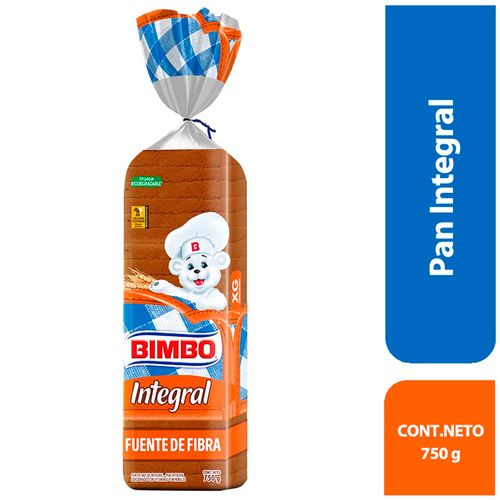 Pan de Molde BIMBO Integral Bolsa 750g