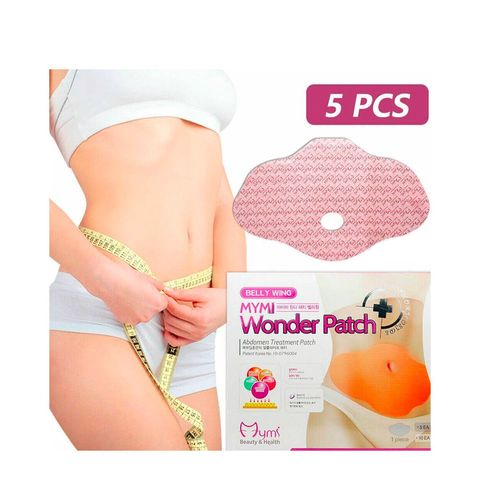 5 pcs Parche para Adelgazar Abdomen de Color Crema