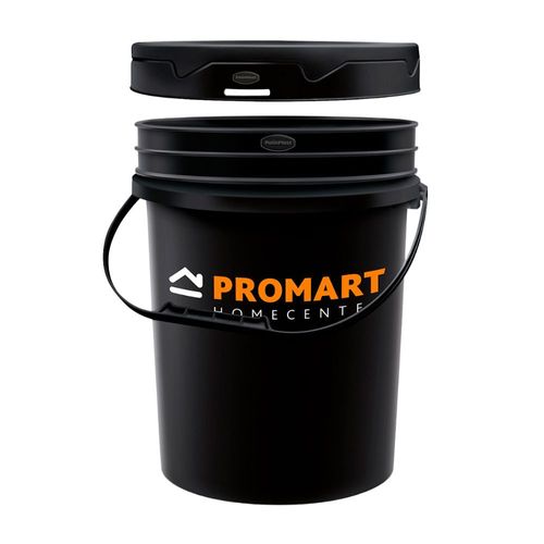 COMBO Polinplast: Balde industrial Promart 20 litros + Tapa de balde industrial