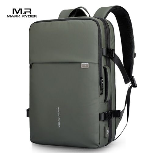 Mochila Mark Ryden Modelo Travel Expandible MR8057 Verde Olivo