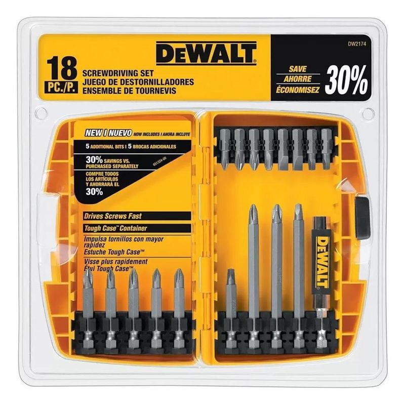 Set-de-18-piezas-para-taladro-Atornillador-Dewalt-DW2174