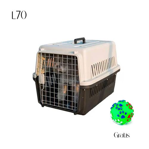 Kennel Transportador L70 Jaula Gatos y Perros