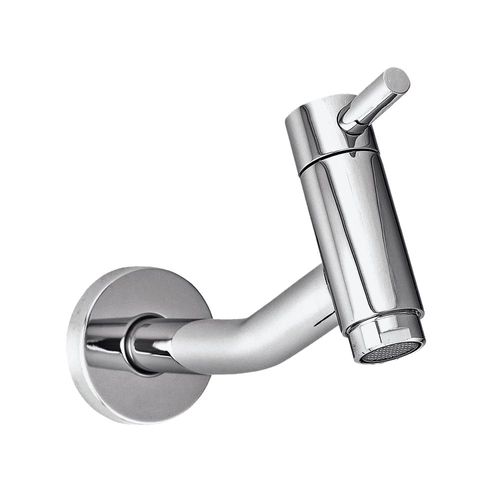 Llave de Lavatorio a la Pared Vainsa Minimalista Lever Plata Cromada