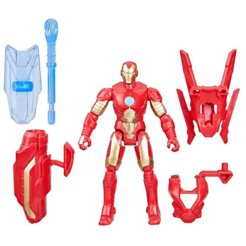 Figura de Accion Marvel Avengers Epic Hero Series Iron Man Con Equipamiento de Batalla Shopstar