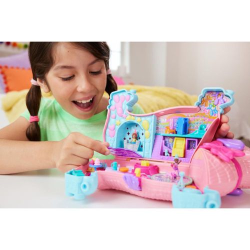 Muñeca Polly Pocket Compacto Fiesta De Perrito