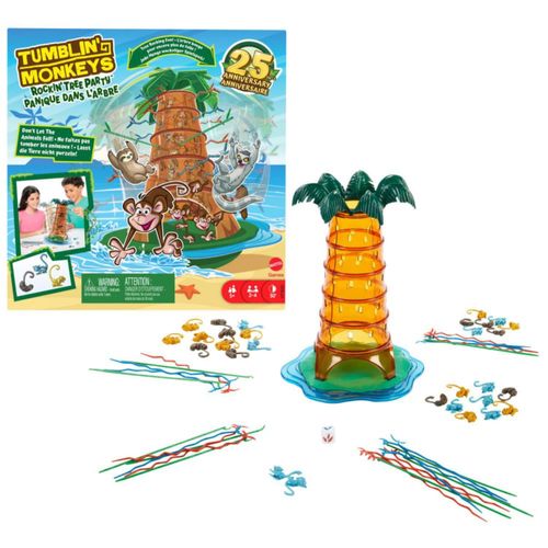 Juego De Mesa Mattel Games Monos Locos 25 Aniversario Htw65