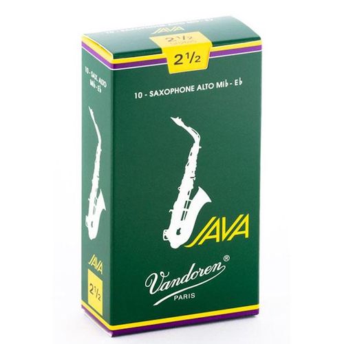 Caja De Cañas Vandoren Java Para Saxo Tenor 2 1/2 - X 5