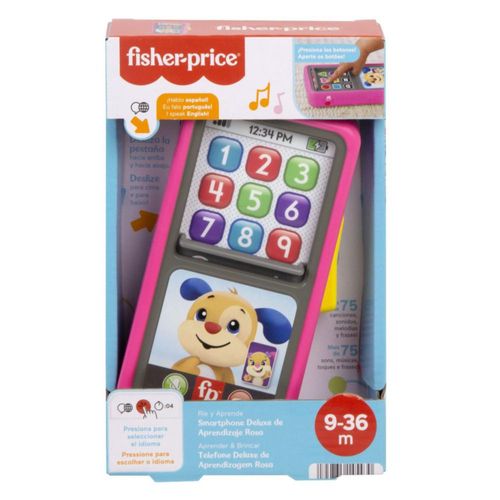 Juguete Para Bebes Fisher Price Smartphone Deluxe Rosa