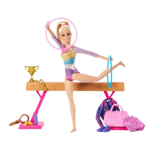 Muñeca Barbie Gimnasta Cabello Rubio