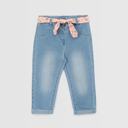 Jean Para Bebe Niña Baby Circus Set Belt