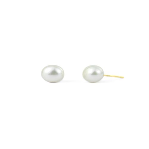 Aretes De Oro 18K Con Perla Cultivada Trento