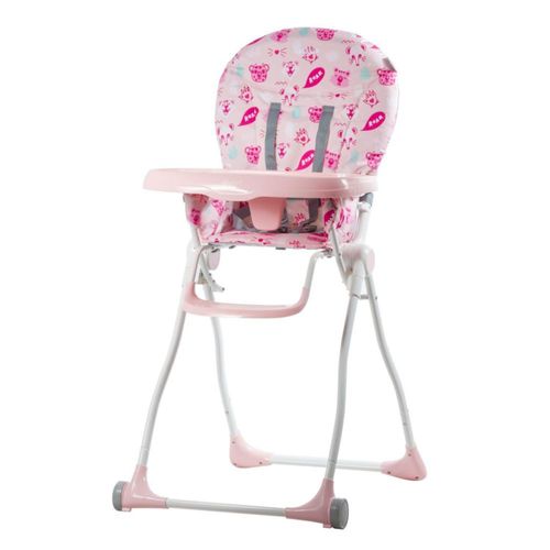 Silla De Comer Ebaby Zazi Rosado Claro