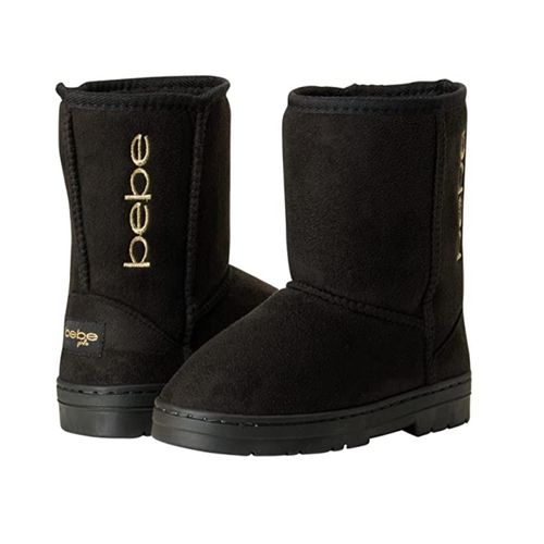 Botas Para Niña Bebe Negras - Talla 7