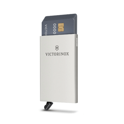 Billetera Altius Secrid, Essential Card Wallet, color plata, Victorinox