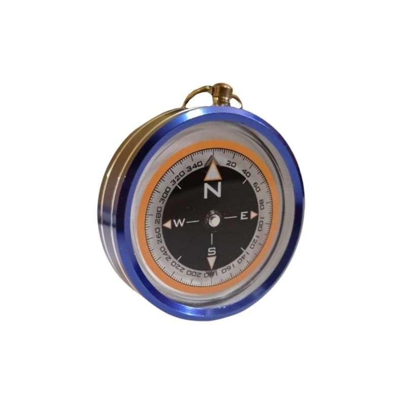BRUJULA-COMPASS-PORTATIL-DE-ACERO-INOXIDABLE-CAMPING-AZULINO