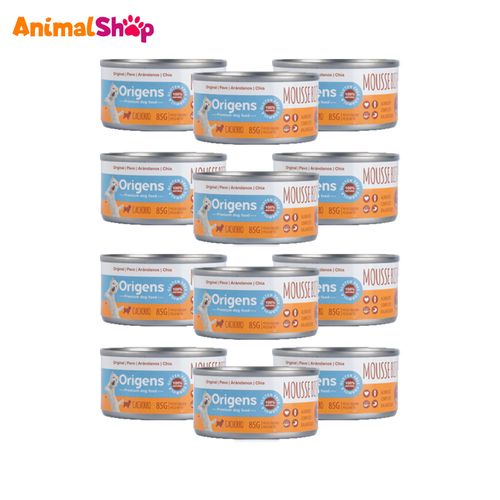 Origens Mousse Andino Pavo Arándanos Chía Cachorro 85Gr X12