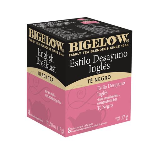Infusión BIGELOW Estilo Desayuno Inglés BIGELOW Caja 8un