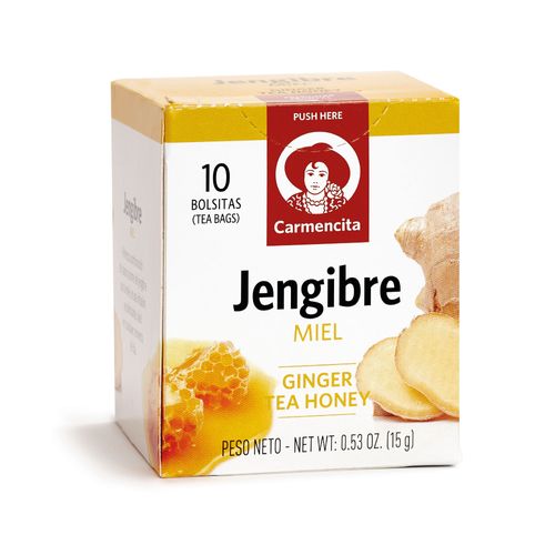 Infusión de Jengibre y Miel CARMENCITA Caja 10un
