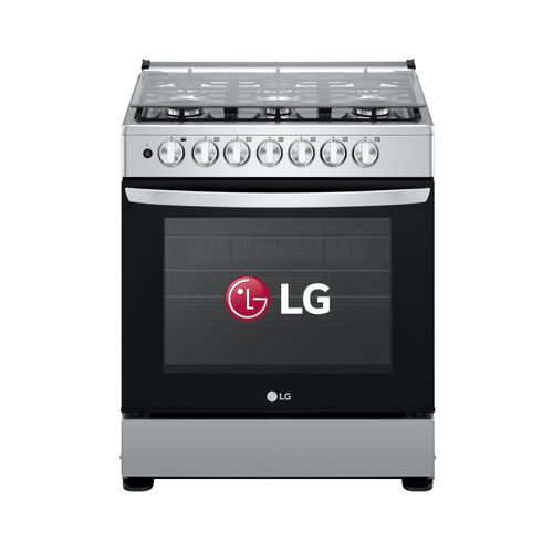 Cocina a Gas LG 6 Quemadores LRGZ5253S Inox