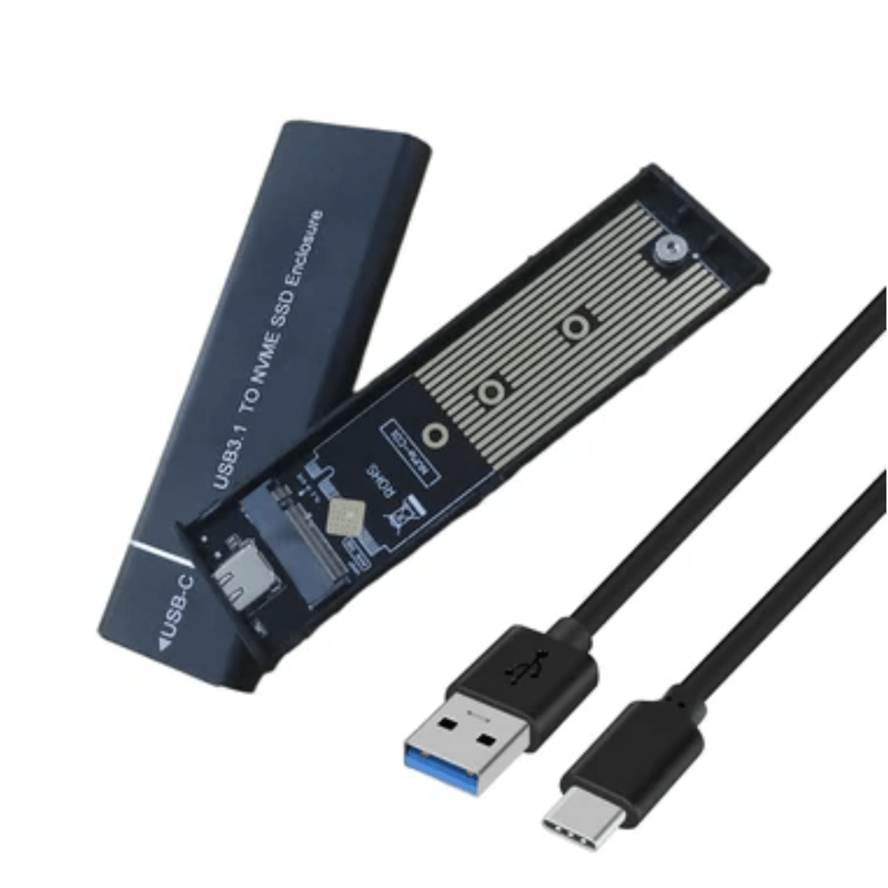 case-disco-solido-SSD-NVME-adaptador-M2-NVME-a-USB-C-10-gbps-negro
