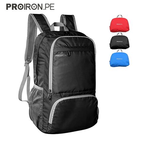 Mochila plegable impermeable PROIRON - Negra - copy